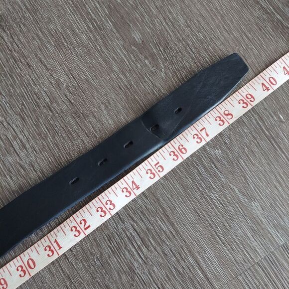 Fossil Black Leather Men's Belt Large - Picture 5 of 6